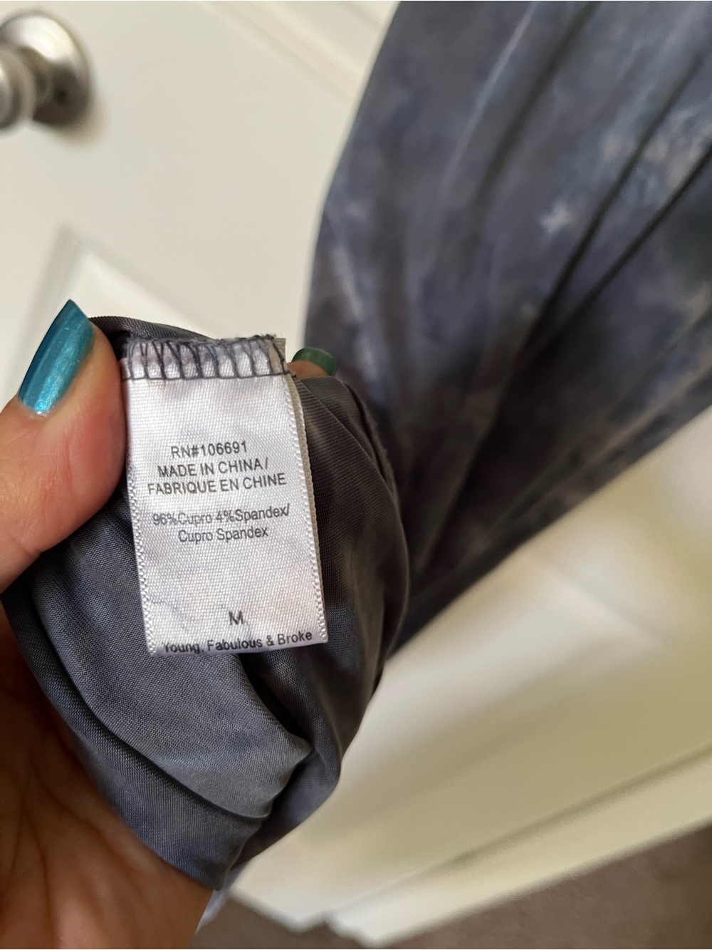 Gray Draped dress - Picture 5 of 9